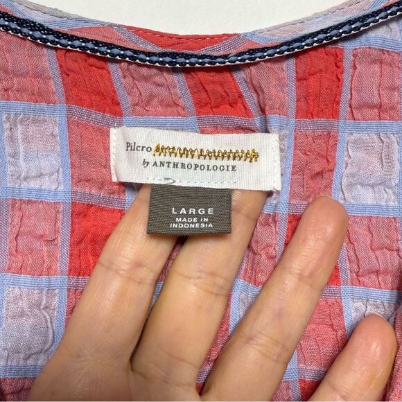 Anthropologie Pilcro Neve Tiered Blouse in Coral
L NWOT - Picture 7 of 11